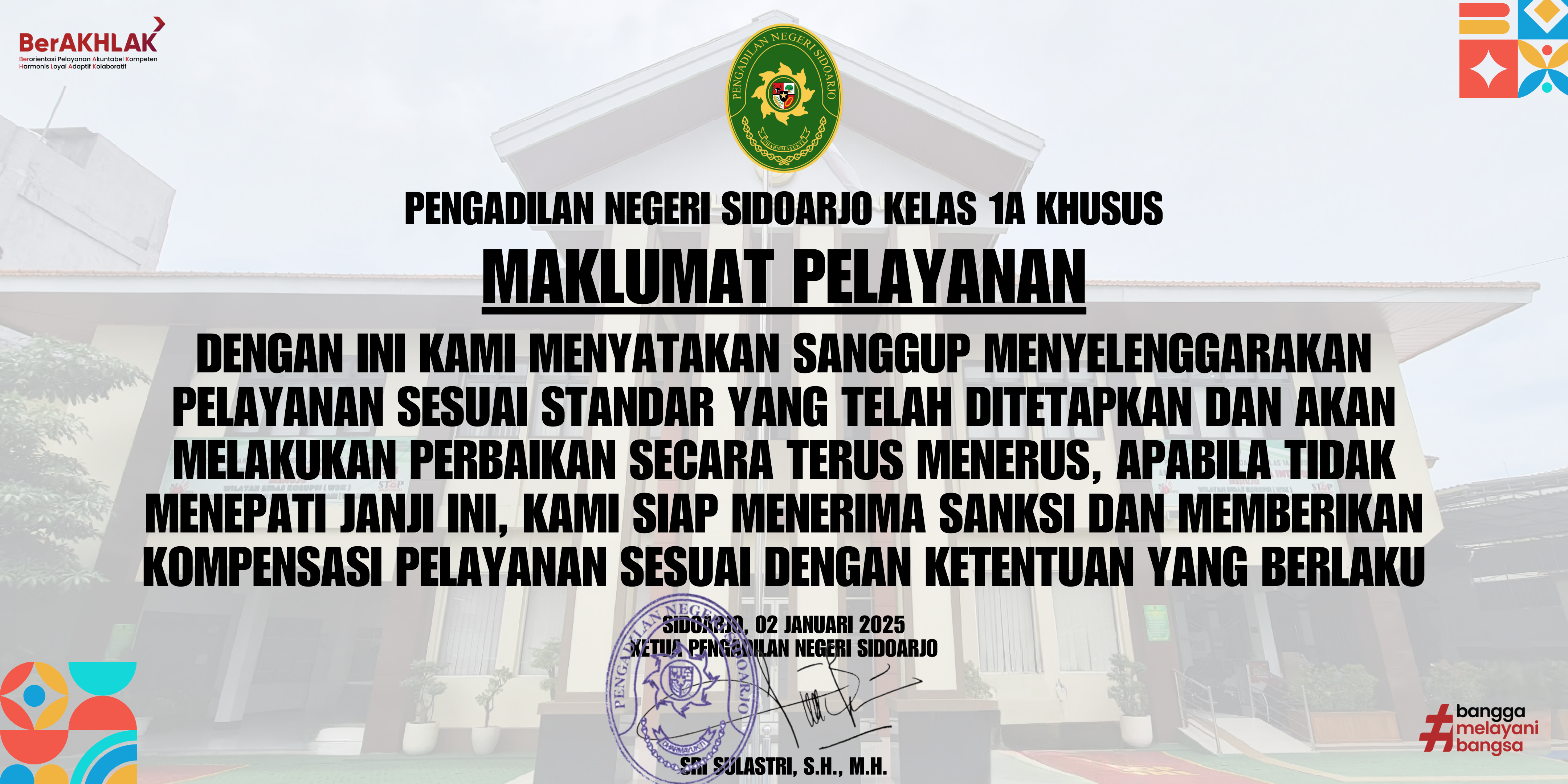 MAKLUMAT PELAYANAN